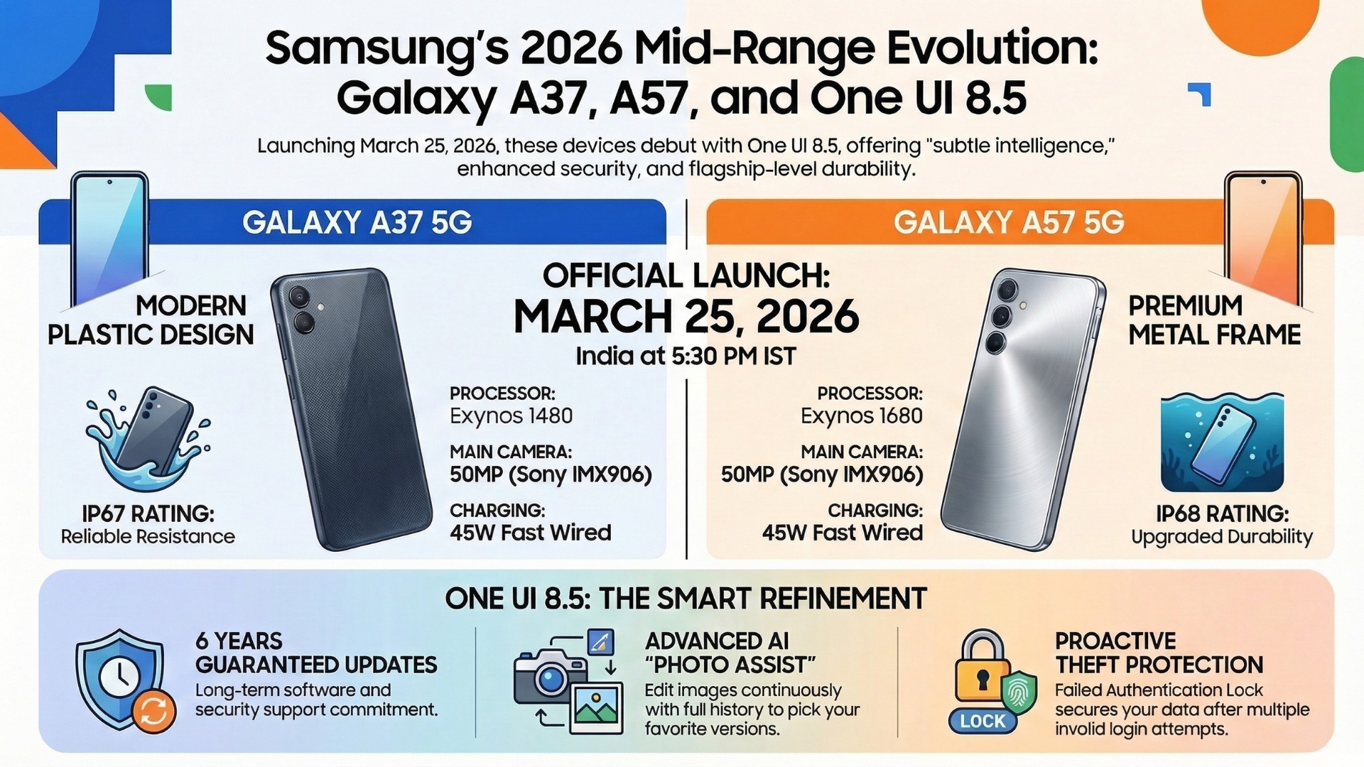 Samsung Galaxy A57 Specifications & Price in India